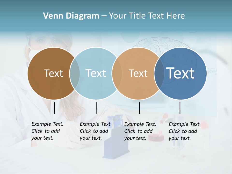 Pharmacy Chemistry Blue PowerPoint Template