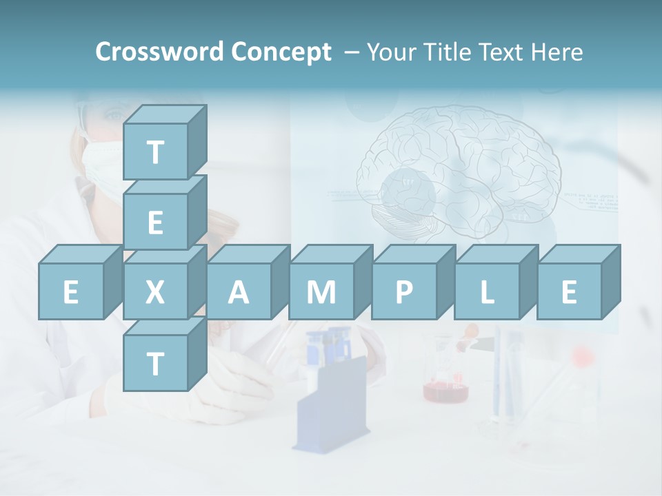 Pharmacy Chemistry Blue PowerPoint Template