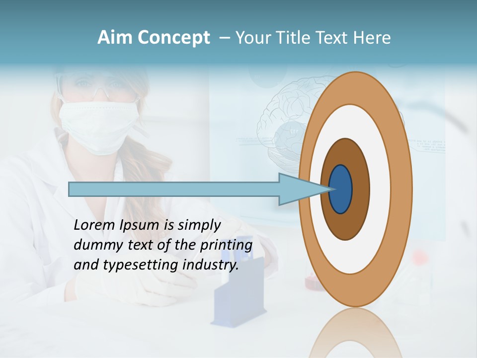 Pharmacy Chemistry Blue PowerPoint Template