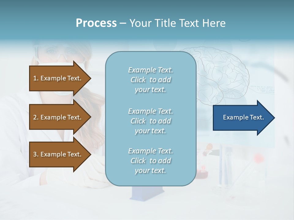Pharmacy Chemistry Blue PowerPoint Template