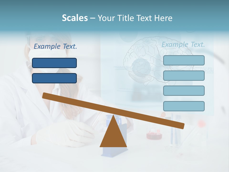 Pharmacy Chemistry Blue PowerPoint Template