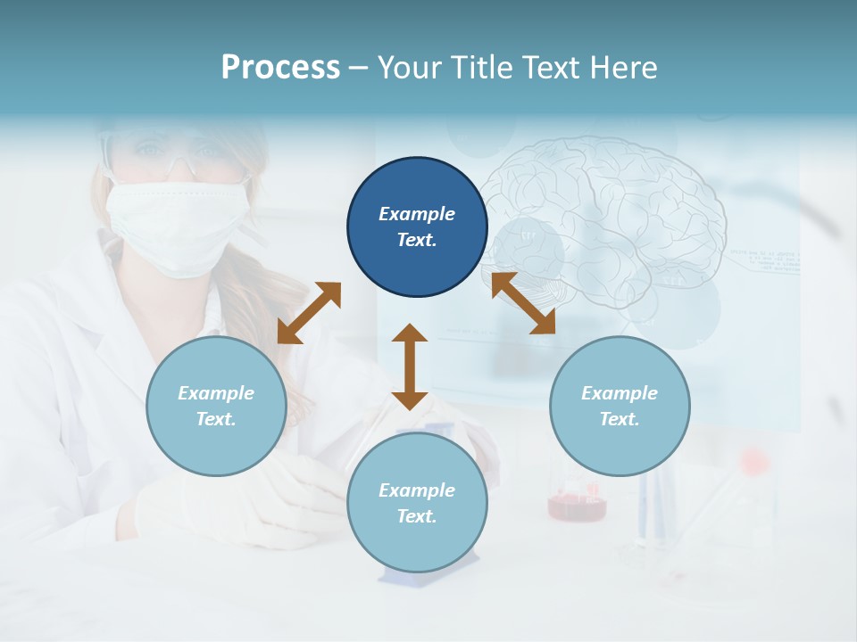 Pharmacy Chemistry Blue PowerPoint Template