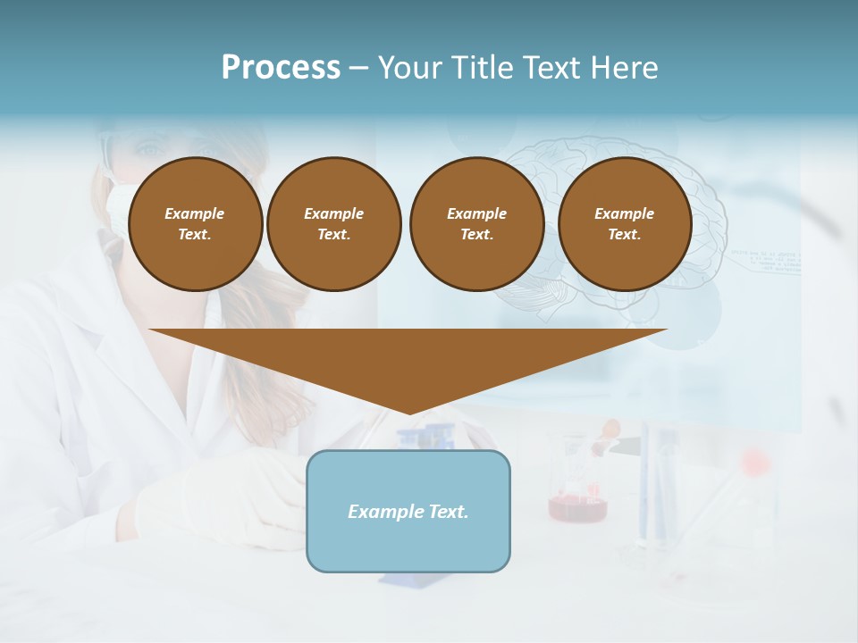 Pharmacy Chemistry Blue PowerPoint Template