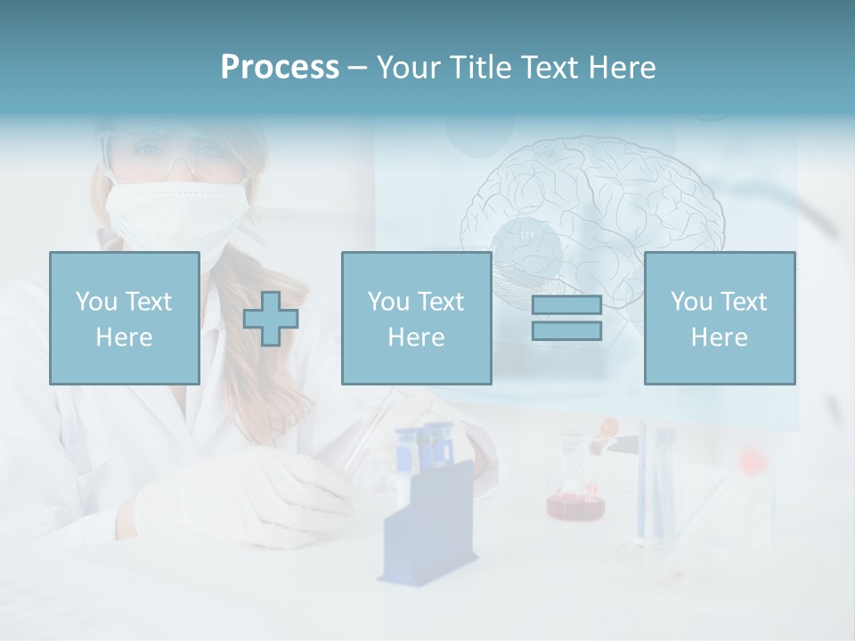Pharmacy Chemistry Blue PowerPoint Template