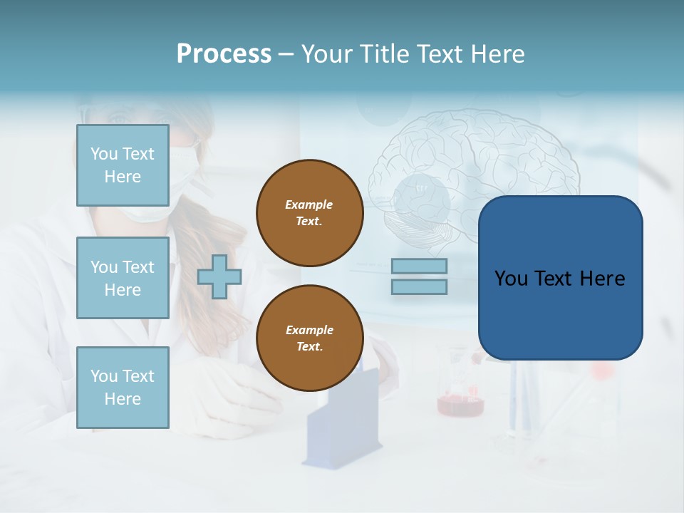 Pharmacy Chemistry Blue PowerPoint Template