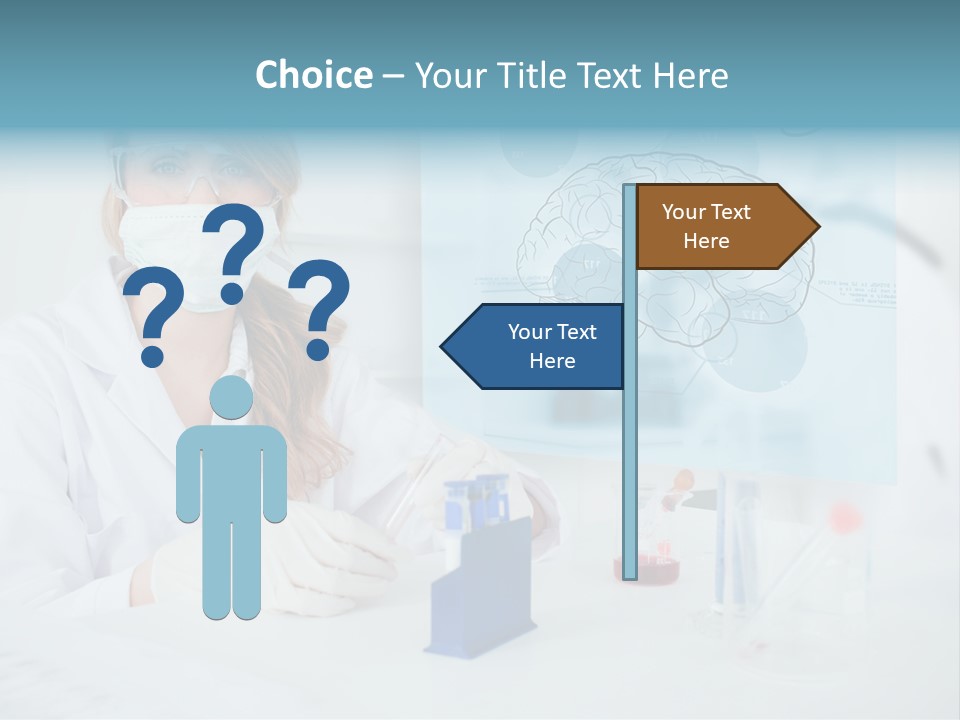 Pharmacy Chemistry Blue PowerPoint Template