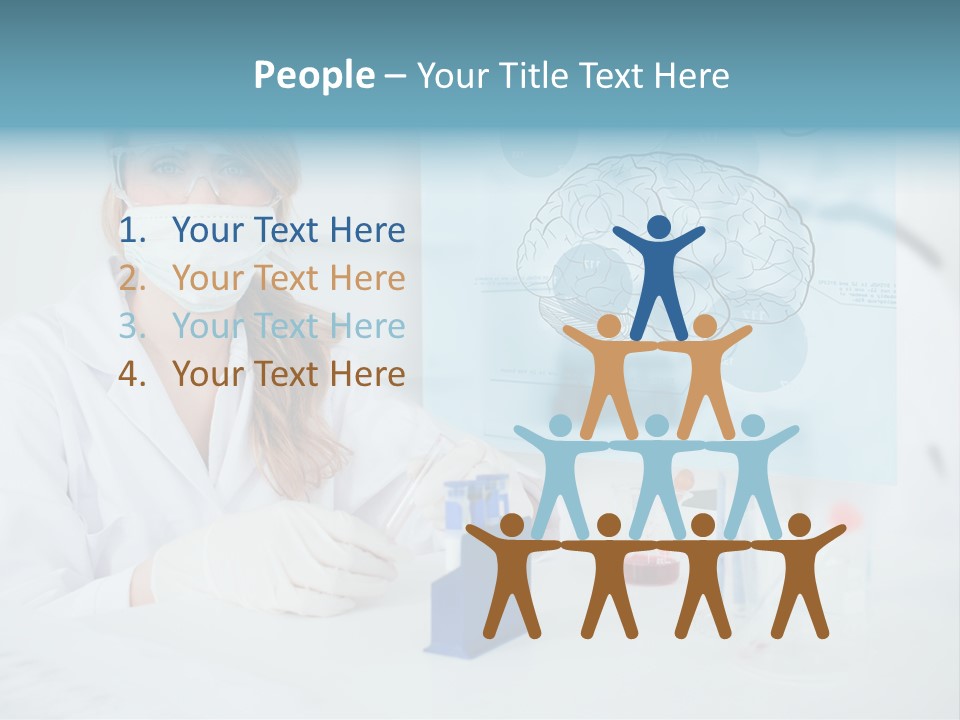 Pharmacy Chemistry Blue PowerPoint Template