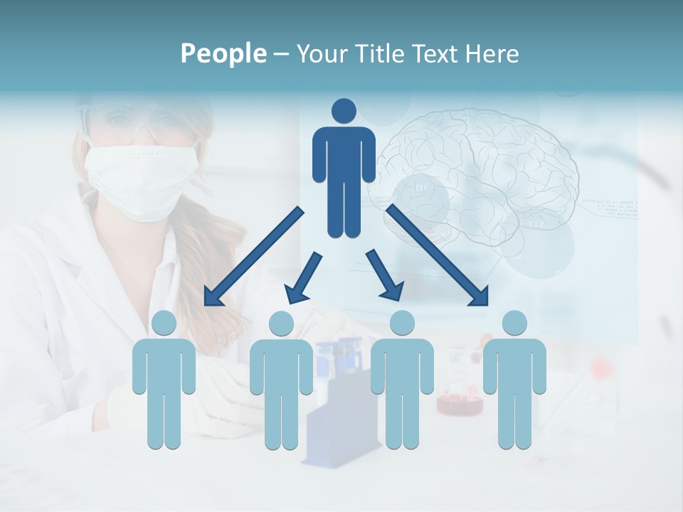 Pharmacy Chemistry Blue PowerPoint Template