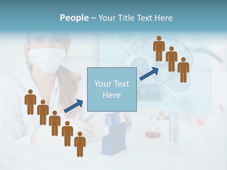 Pharmacy Chemistry Blue PowerPoint Template