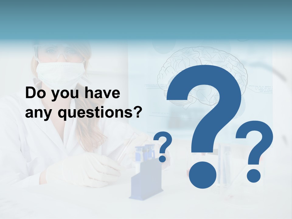 Pharmacy Chemistry Blue PowerPoint Template