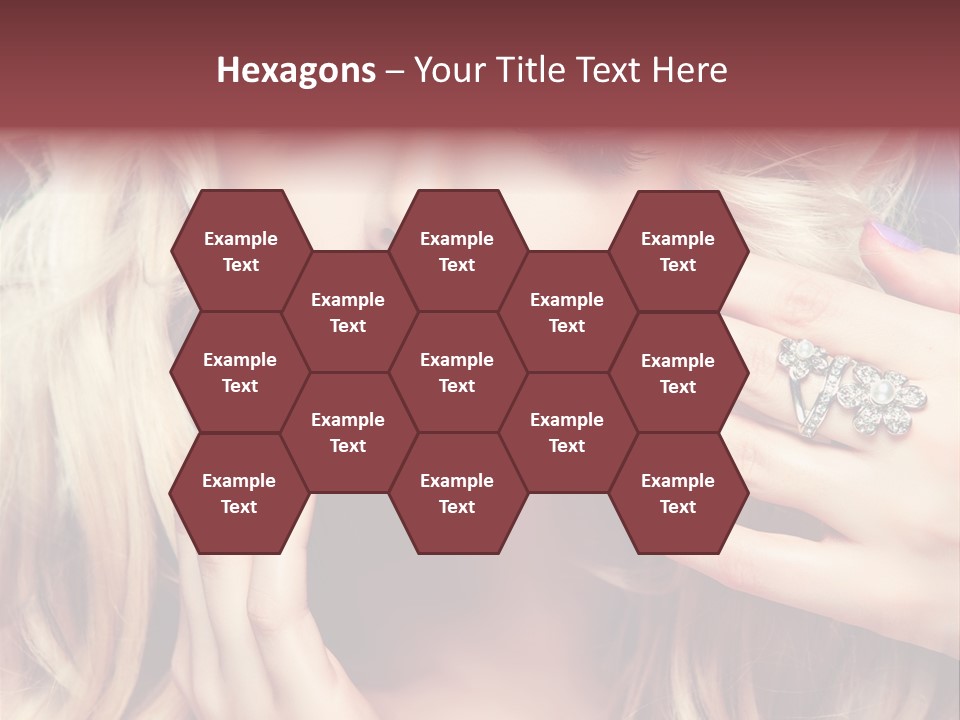 Manicure Nail Polish Sensual PowerPoint Template