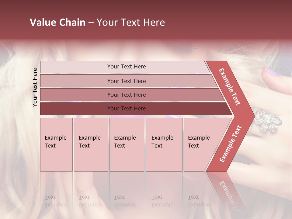 Manicure Nail Polish Sensual PowerPoint Template