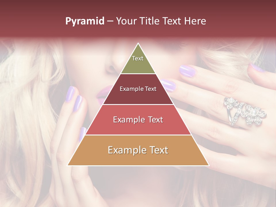 Manicure Nail Polish Sensual PowerPoint Template