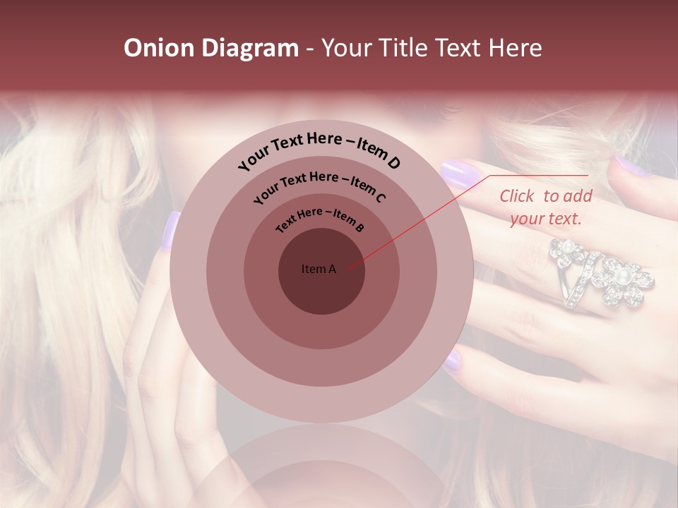 Manicure Nail Polish Sensual PowerPoint Template