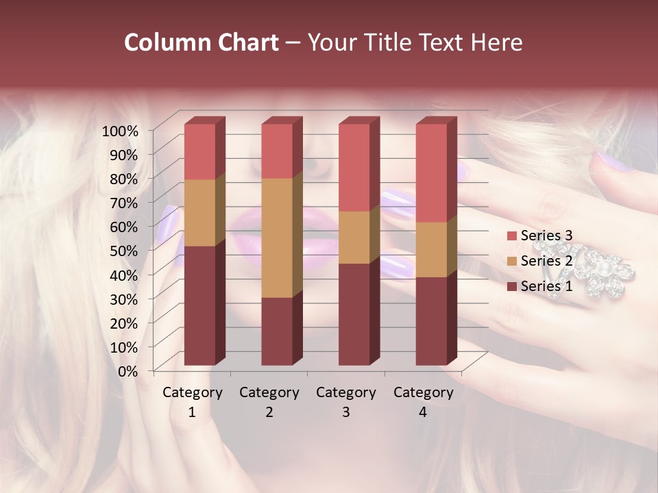 Manicure Nail Polish Sensual PowerPoint Template