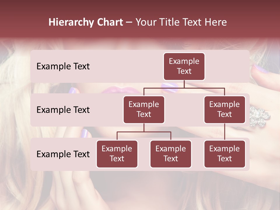 Manicure Nail Polish Sensual PowerPoint Template