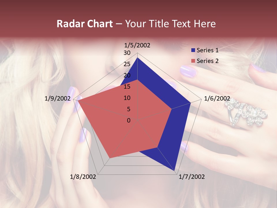 Manicure Nail Polish Sensual PowerPoint Template