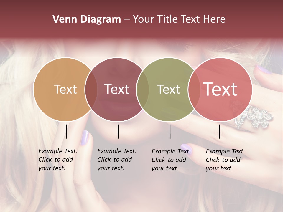 Manicure Nail Polish Sensual PowerPoint Template