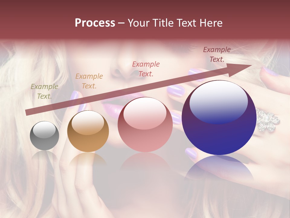 Manicure Nail Polish Sensual PowerPoint Template