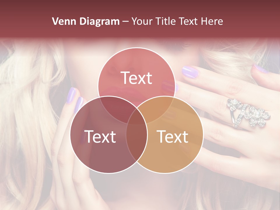 Manicure Nail Polish Sensual PowerPoint Template