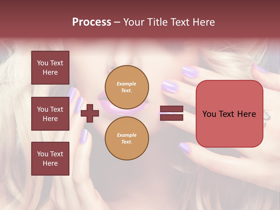 Manicure Nail Polish Sensual PowerPoint Template