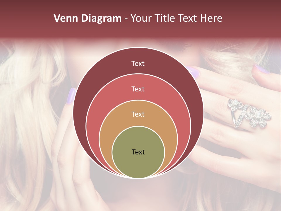 Manicure Nail Polish Sensual PowerPoint Template