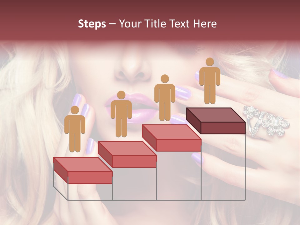 Manicure Nail Polish Sensual PowerPoint Template