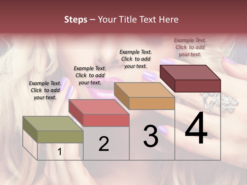 Manicure Nail Polish Sensual PowerPoint Template