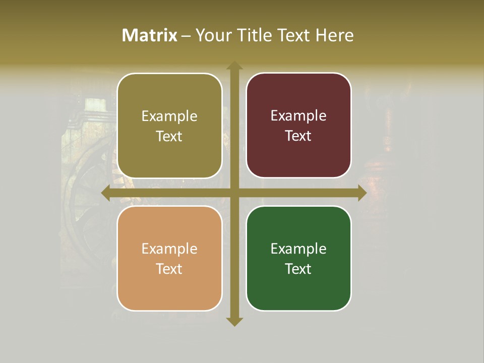 Ventilator Iron Glass PowerPoint Template