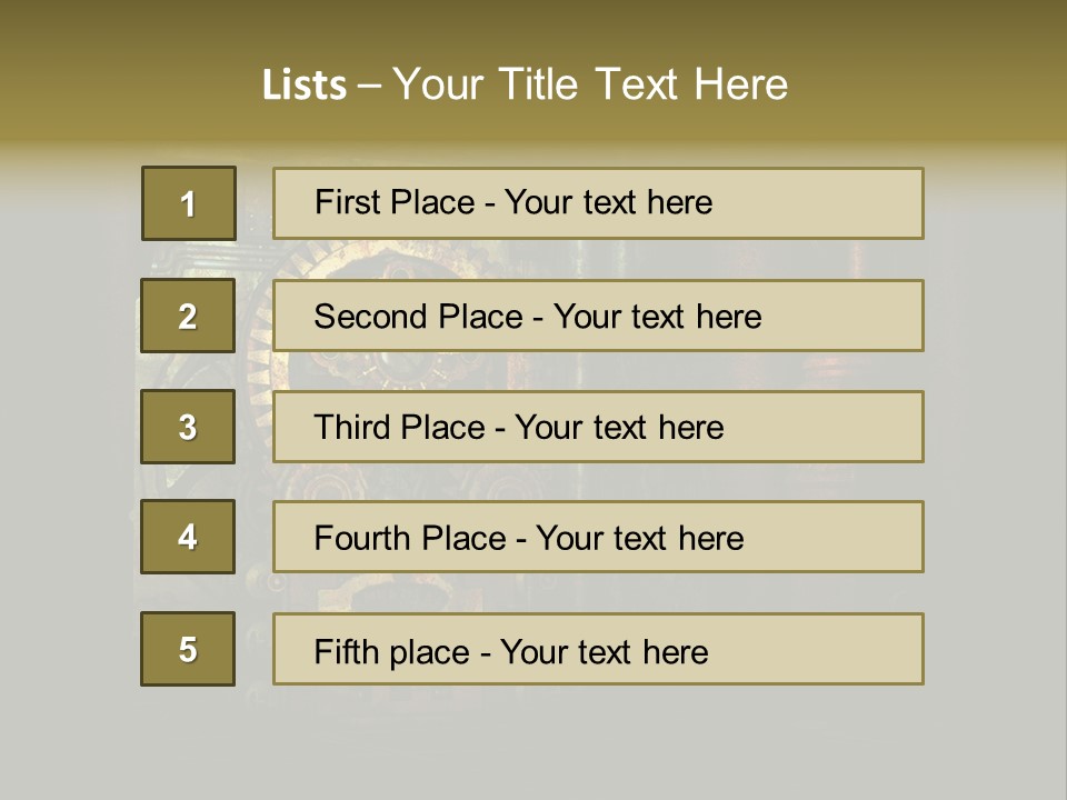 Ventilator Iron Glass PowerPoint Template