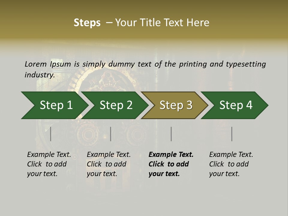 Ventilator Iron Glass PowerPoint Template