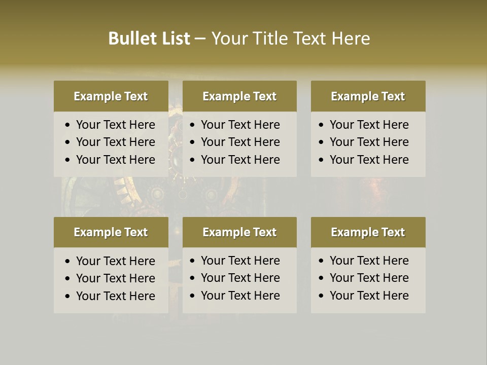 Ventilator Iron Glass PowerPoint Template