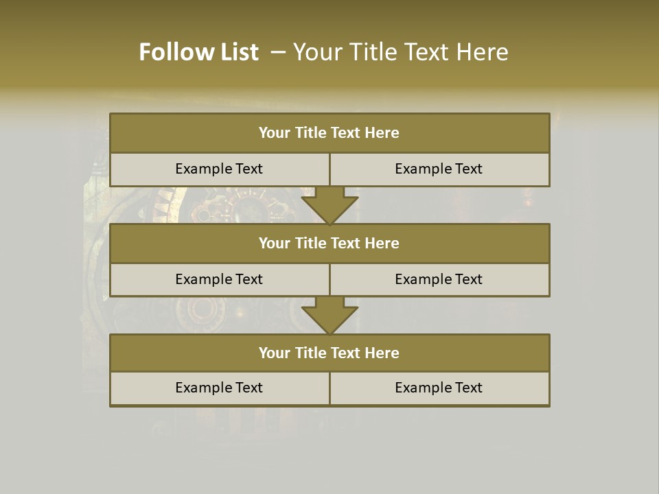Ventilator Iron Glass PowerPoint Template