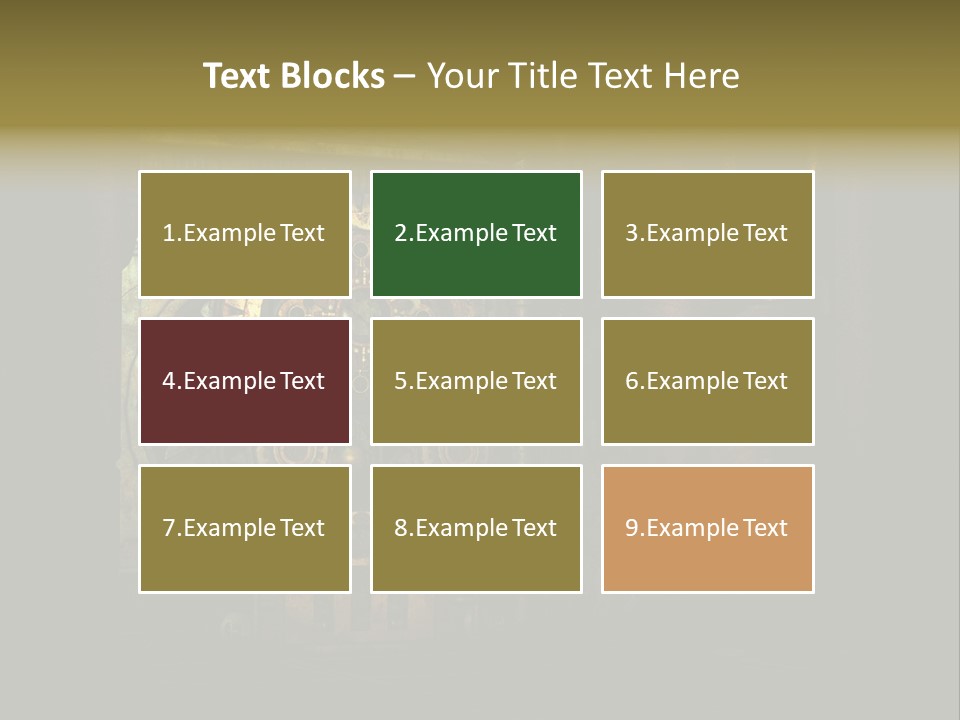 Ventilator Iron Glass PowerPoint Template