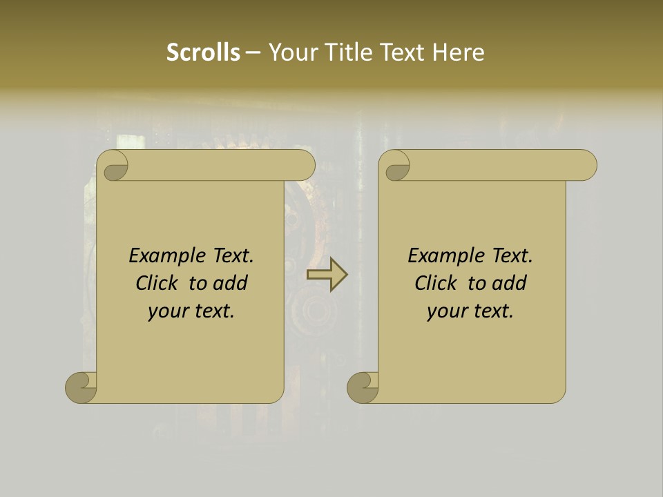 Ventilator Iron Glass PowerPoint Template