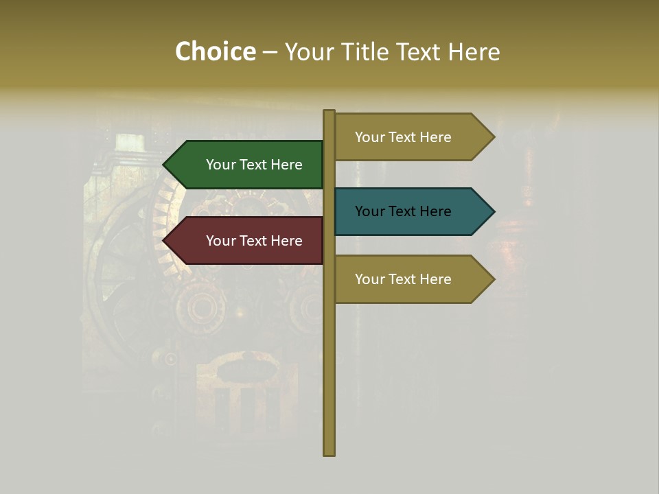 Ventilator Iron Glass PowerPoint Template
