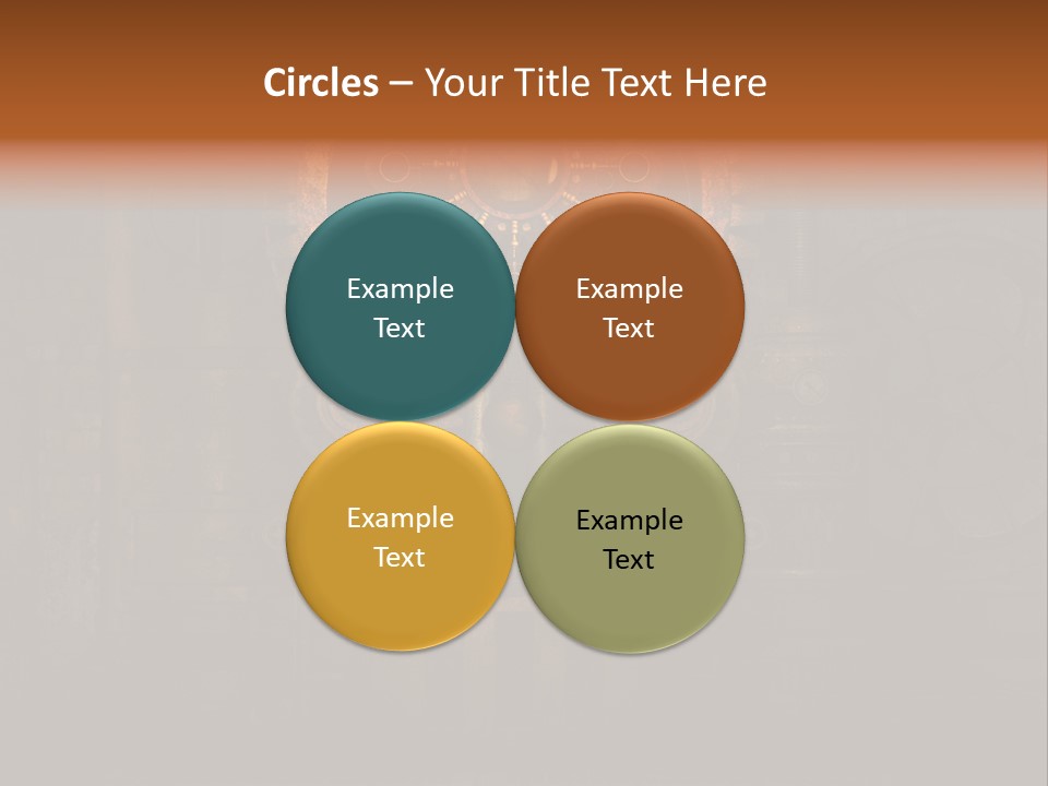 Gears Boiler Glass PowerPoint Template