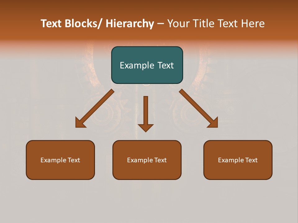 Gears Boiler Glass PowerPoint Template