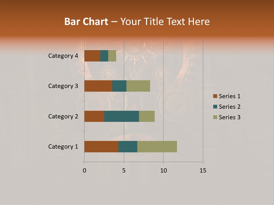 Gears Boiler Glass PowerPoint Template