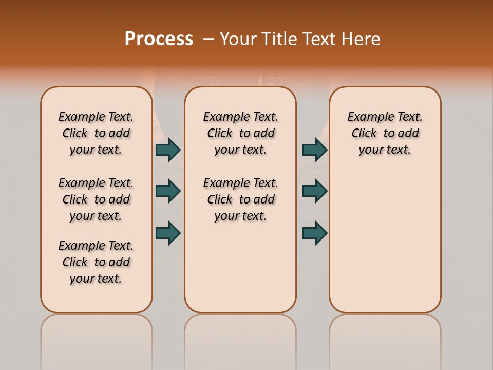 Gears Boiler Glass PowerPoint Template