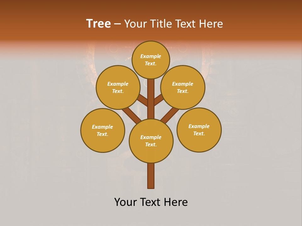Gears Boiler Glass PowerPoint Template