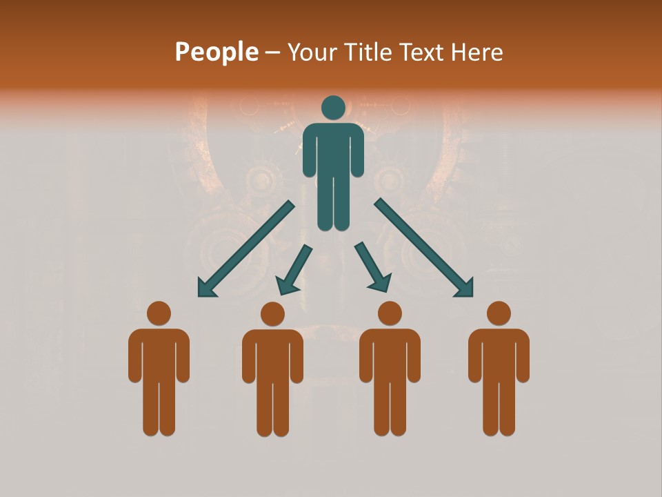 Gears Boiler Glass PowerPoint Template