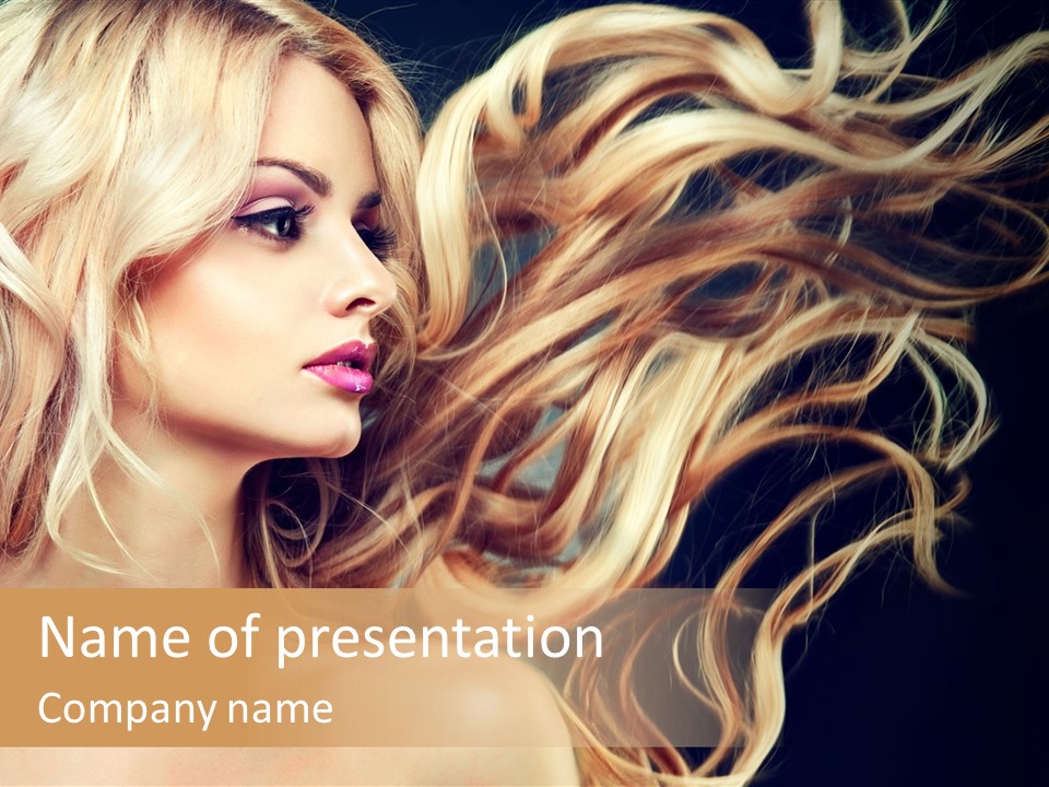 Accessory Beautiful Makeup PowerPoint Template