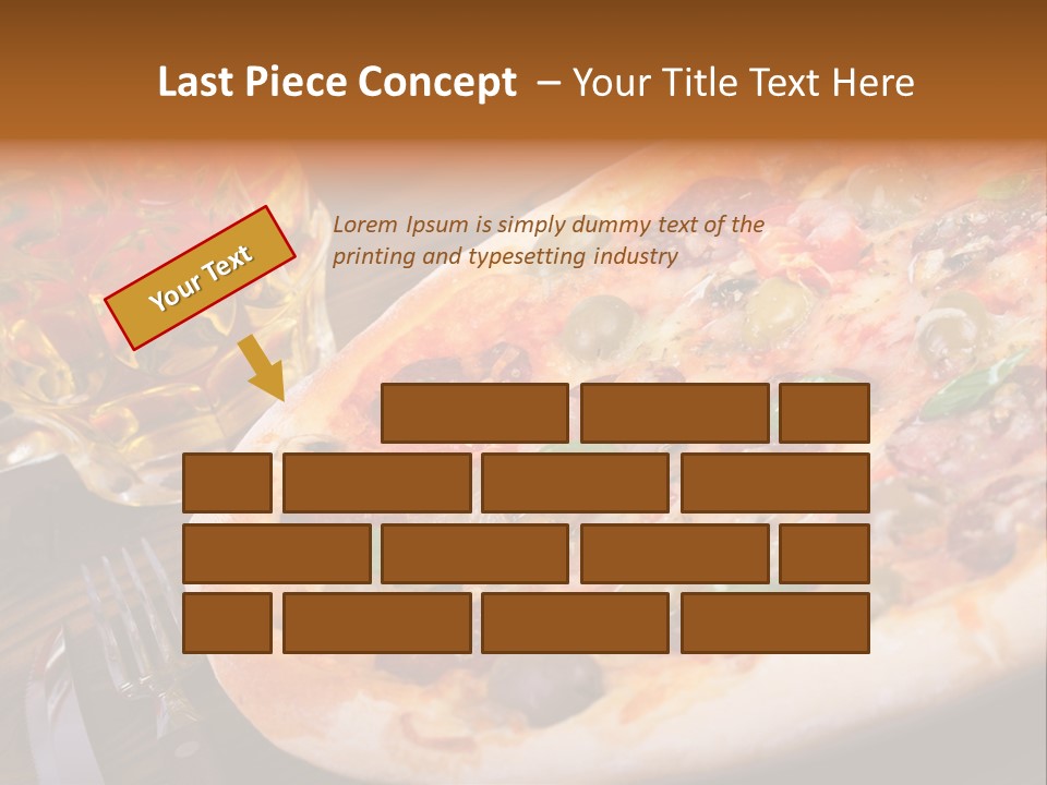 Tomato Rustic Fast Food PowerPoint Template