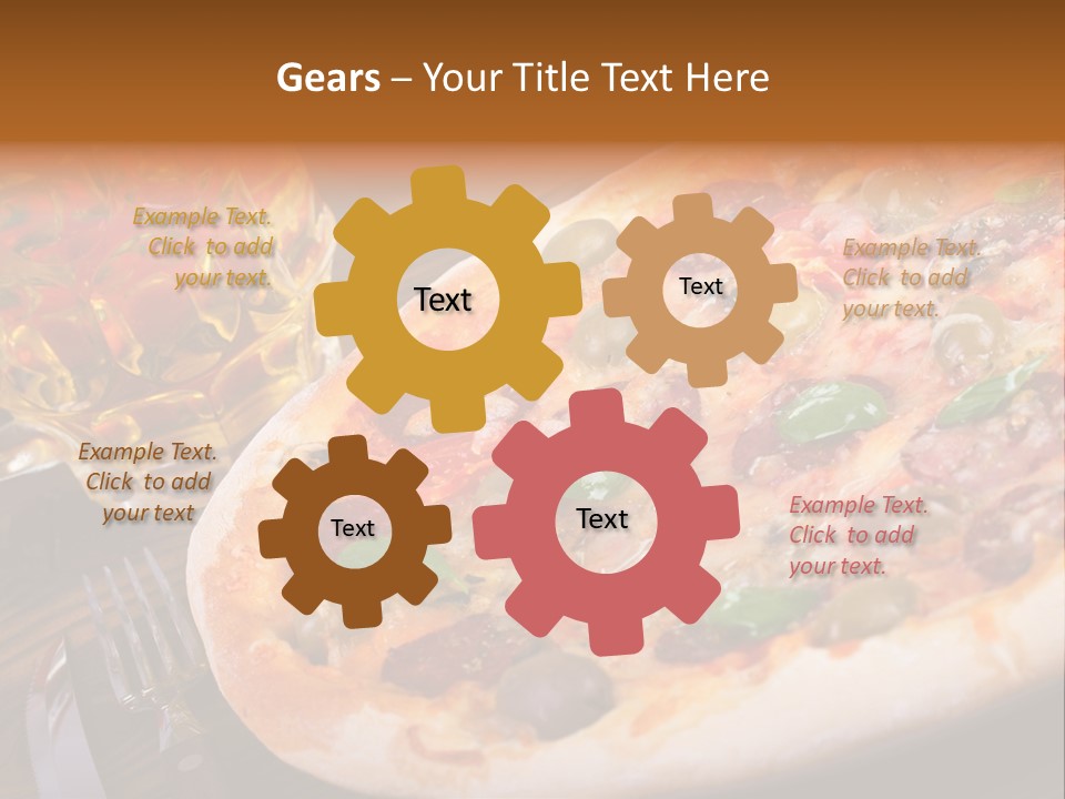 Tomato Rustic Fast Food PowerPoint Template