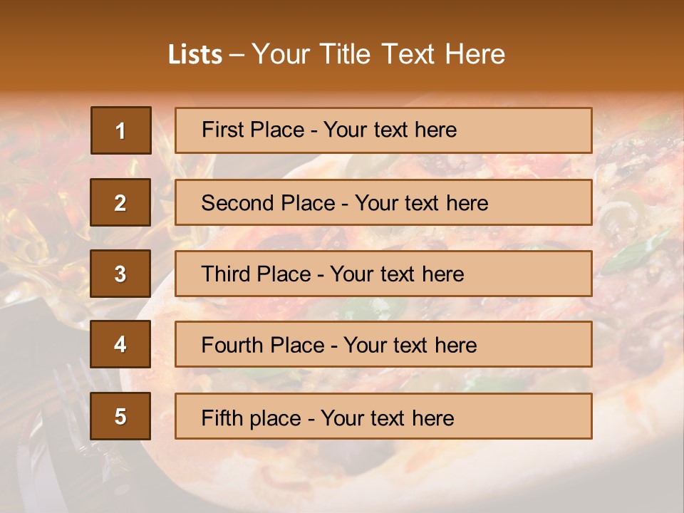 Tomato Rustic Fast Food PowerPoint Template