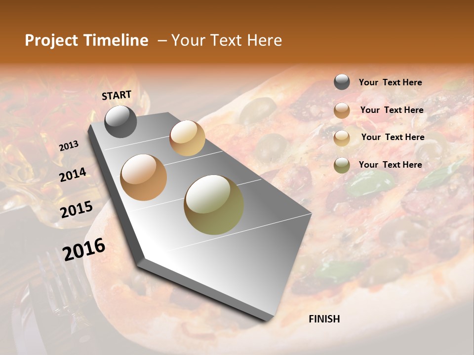 Tomato Rustic Fast Food PowerPoint Template