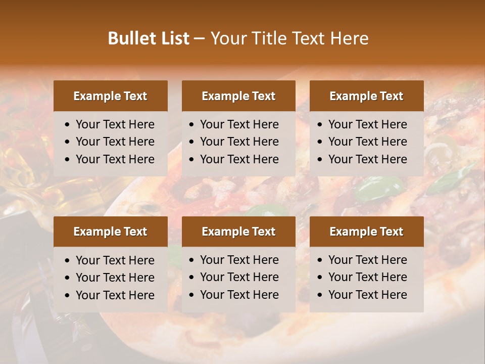 Tomato Rustic Fast Food PowerPoint Template