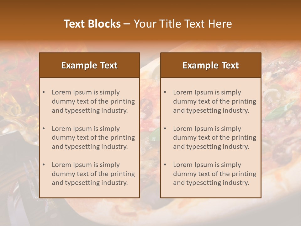 Tomato Rustic Fast Food PowerPoint Template