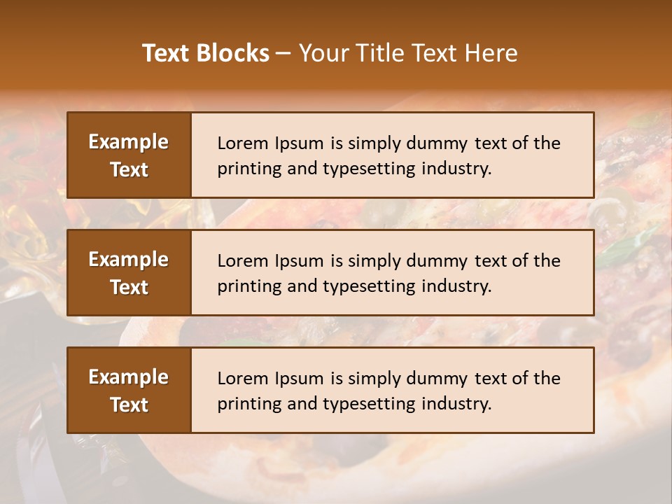 Tomato Rustic Fast Food PowerPoint Template